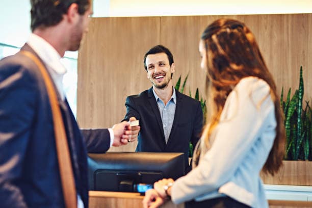Happy guest booking online